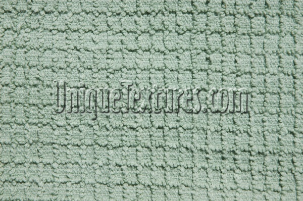 rectangular retro furry industrial fabric green