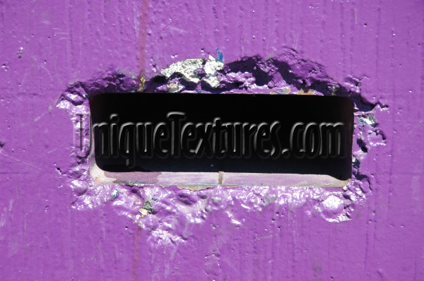 rectangular shadow cracked/chipped industrial concrete paint purple black