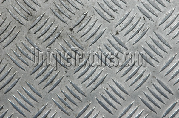 metallic metal architectural industrial dirty galvanized pattern diamonds floor