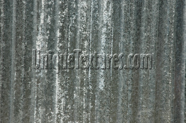 metallic metal architectural industrial galvanized shiny grooved vertical fence