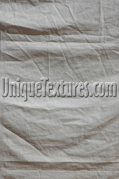 industrial fabric canvas random wrinkled white