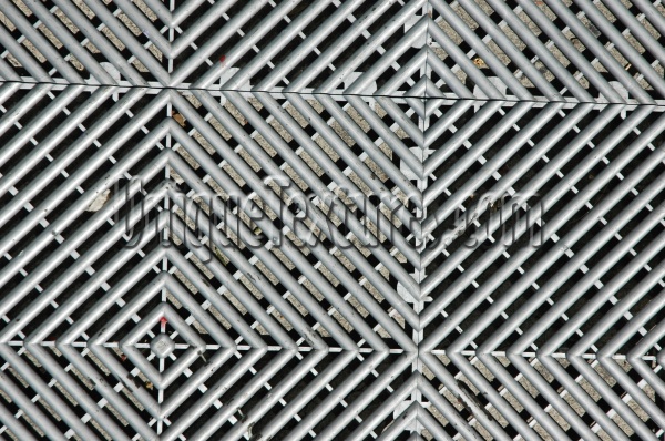 gray plastic architectural industrial grooved angled floor