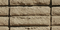 fence rectangular pattern architectural brick tan/beige   