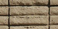 fence rectangular pattern architectural brick tan/beige   
