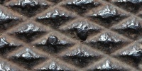 manhole diamonds pattern grooved industrial metal dark brown metallic  