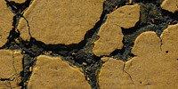 street random cracked/chipped vehicle asphalt yellow   