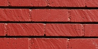 wall rectangular grooved architectural brick red