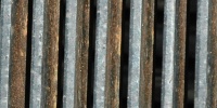 vent/drain vertical pattern industrial metal metallic gray  