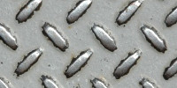 manhole diamonds pattern shiny industrial metal paint metallic white  