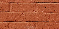 wall rectangular architectural brick paint red