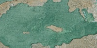 floor weathered industrial concrete paint green