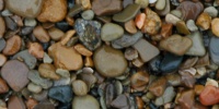 floor random wet natural stone multicolored gravel     