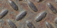 manhole diamonds pattern industrial metal dark brown  