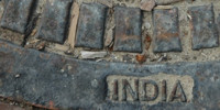 manhole pattern textual industrial metal gray     