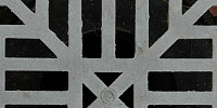 vent/drain pattern industrial metal gray  