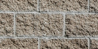 fence rectangular architectural brick tan/beige