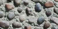 fence spots shadow industrial concrete gray gravel   