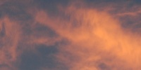 clouds light natural sky orange/peach   