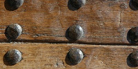 door fastener spots industrial wood dark brown