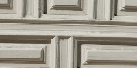 door rectangular pattern architectural wood paint white    
