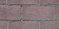 fence rectangular architectural   brick pink