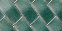 slats fence angled industrial plastic green     