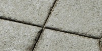 angled oblique pattern round industrial concrete gray floor
