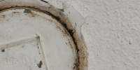 wall spots industrial stucco/plaster white 