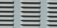 vent/drain pattern industrial metal gray