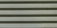 vent/drain horizontal grooved dirty industrial plastic white