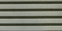 vent/drain horizontal grooved dirty industrial plastic white