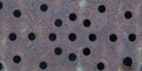 spots pattern galvanized   rusty metal dark brown