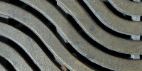 vent/drain curves industrial metal metallic  