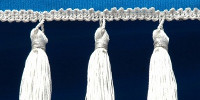 fixture canvas vertical art/design rope   fabric white