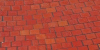 floor oblique curves      pattern wet architectural tile/ceramic orange/peach