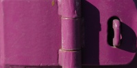 handle shadow shiny mech/elec metal paint purple fixture   