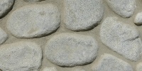 gray stone architectural round wall