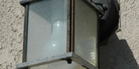 gray glass stucco/plaster architectural art/design shadow rectangular fixture