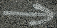 street symbol horizontal vehicle asphalt paint white black     