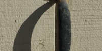 white metal wood industrial shadow curves handle