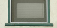 green white glass stucco/plaster architectural rectangular window