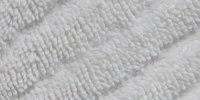 angled furry industrial fabric white