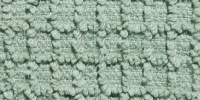 rectangular retro furry industrial fabric green
