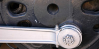 gray black paint metal industrial mech/elec vehicle round wheel