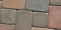 floor rectangular architectural brick multicolored