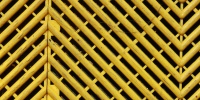 yellow plastic architectural grooved angled floor