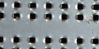 metallic metal architectural pattern spots floor